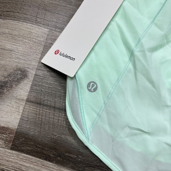 Lululemon Athletic Hotty Hot LR Lined Short 4” Mint Moment NWT Women’s Size 6 - Picture 9 of 12